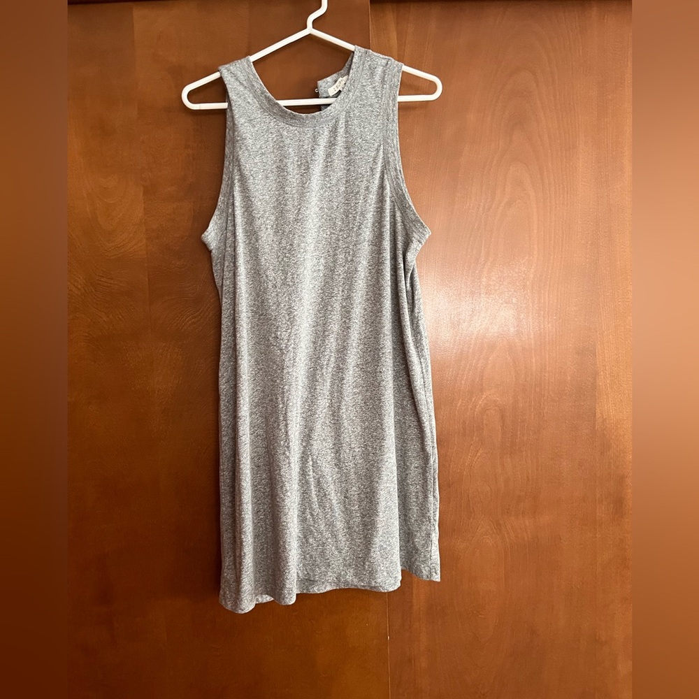 Gray Sleeveless Dress